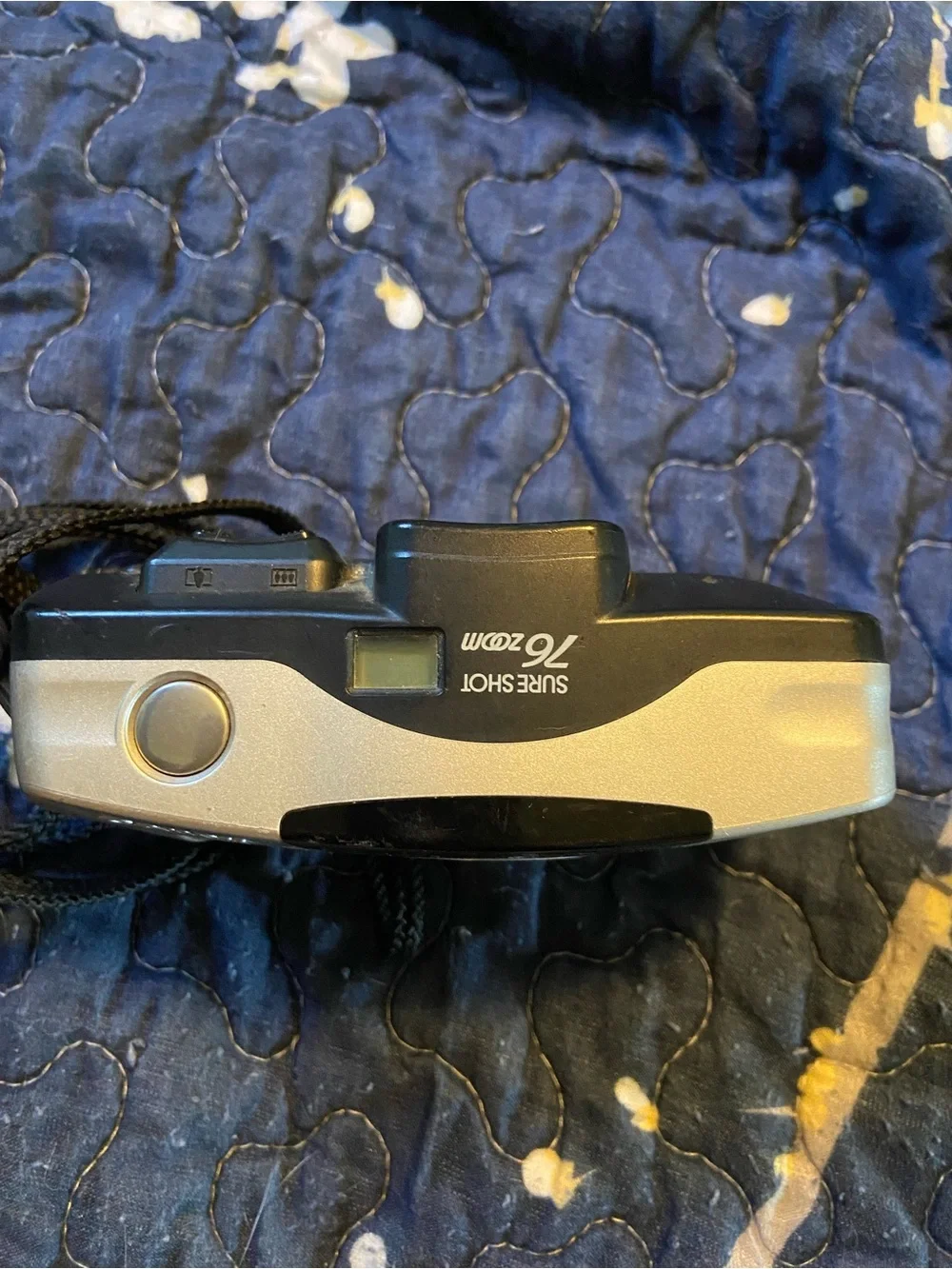 Canon Silver Point-and-Shoot Compact Camera with Wrist Strap